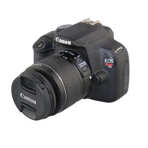 Canon EOS Rebel T5 DSLR Camera w/ 18-55mm Lens FOR PARTS Not Working